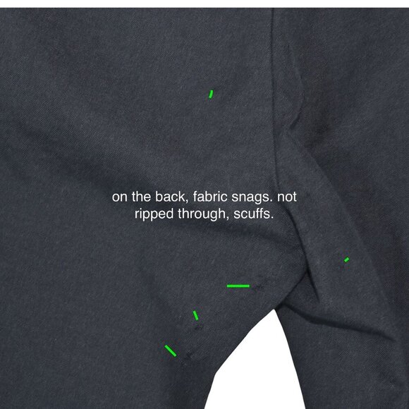 *Flaw* Saints Women Pants 32 Tallis Trouser Charcoal Wool Blend Tapered Ankle - Picture 10 of 10